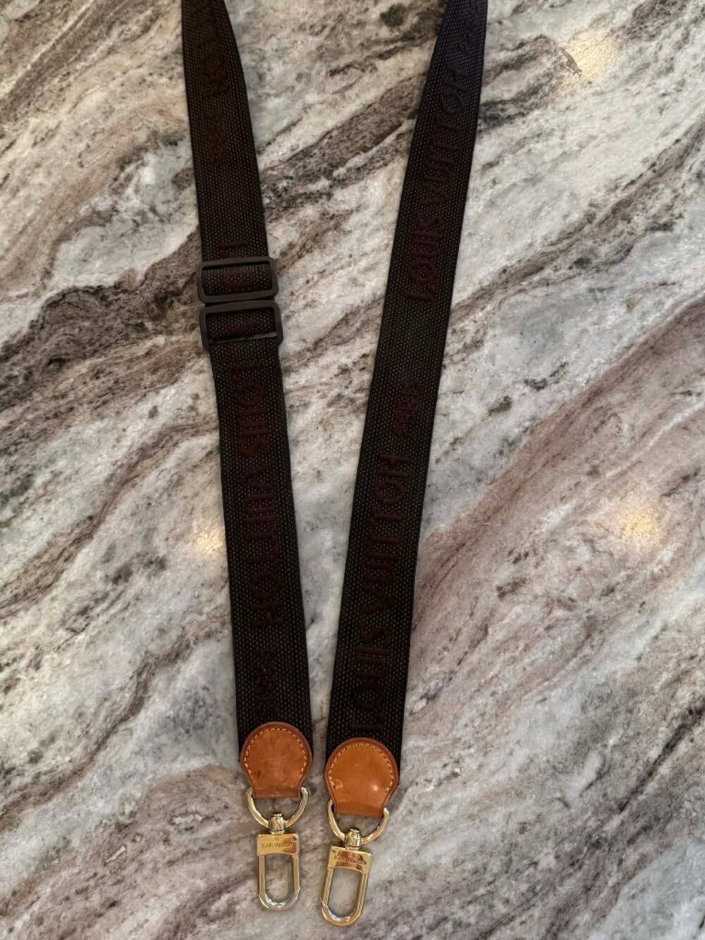 Authentic Louis Vuitton Brown Canvas Crossbody Strap
